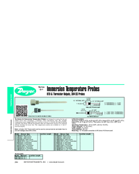 Thumbnail of document Data Sheet - Series I2-1 Immersion Temperature Probes